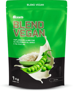 blend vegan whey de proteína e arroz growth suplements